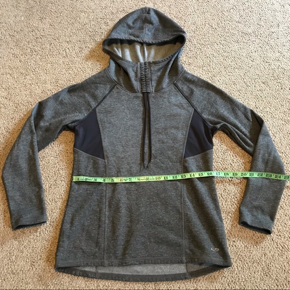 Champion Dark Light Grey Hoodie, EUC, S - Picture 5 of 16